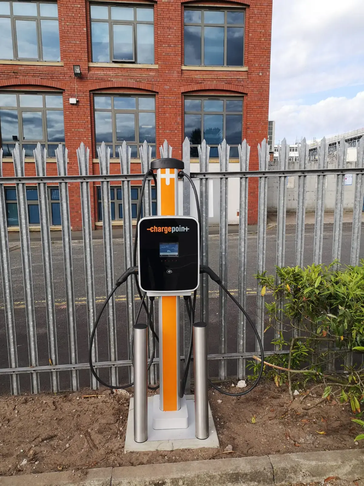 EV blocks chargepoint